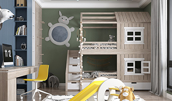 全屋定制設計雙人兒童房怎么樣？