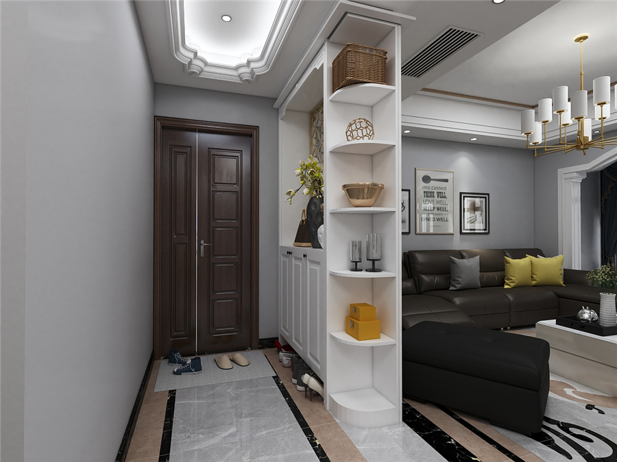 整木定制玄關(guān)要有哪些設(shè)計(jì)呢?(圖1) 整木定制玄關(guān)要有哪些設(shè)計(jì)呢?(圖1)