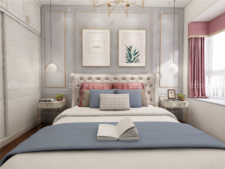 120㎡整木定制美式輕奢設計,享受小資情調的藝術(圖8) 120㎡整木定制美式輕奢設計,享受小資情調的藝術(圖8)