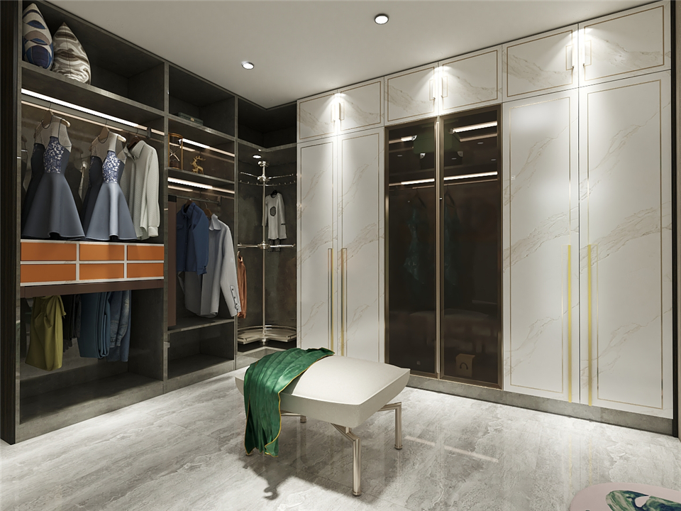 整木定制衣柜都有哪些空間組成(圖3) 整木定制衣柜都有哪些空間組成(圖3)