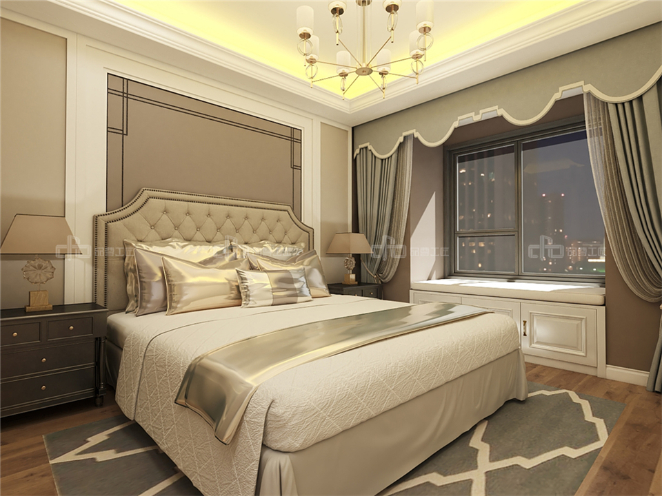 演繹奢而不膩的歐式整木定制風(fēng)格效果圖案例(圖9) 演繹奢而不膩的歐式整木定制風(fēng)格效果圖案例(圖9)
