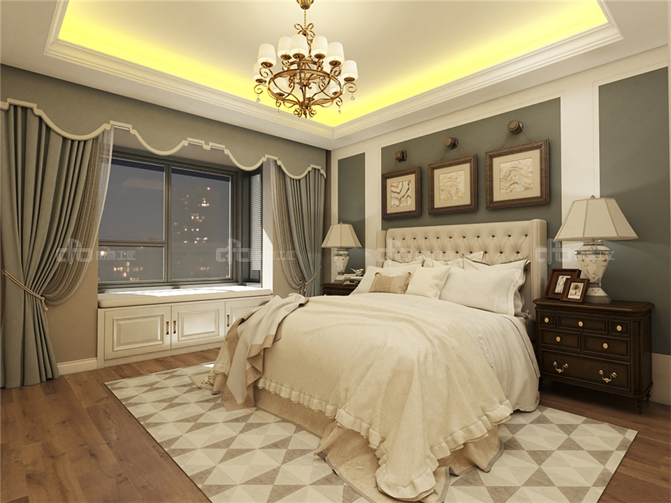 演繹奢而不膩的歐式整木定制風(fēng)格效果圖案例(圖13) 演繹奢而不膩的歐式整木定制風(fēng)格效果圖案例(圖13)