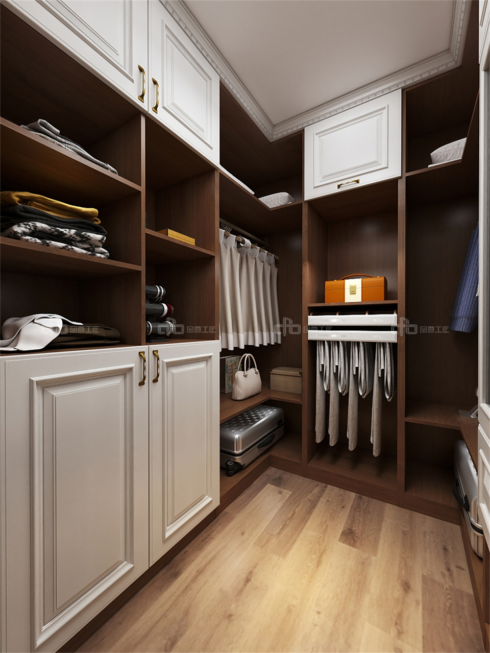 演繹奢而不膩的歐式整木定制風(fēng)格效果圖案例(圖20) 演繹奢而不膩的歐式整木定制風(fēng)格效果圖案例(圖20)