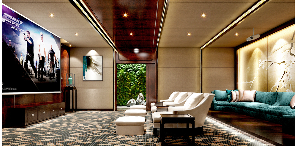 整木定制如何設(shè)計(jì)家庭影院裝修？(圖1)