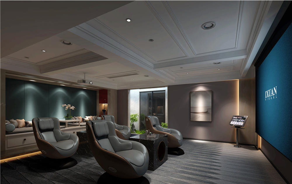 整木定制如何設(shè)計(jì)家庭影院裝修？(圖2)