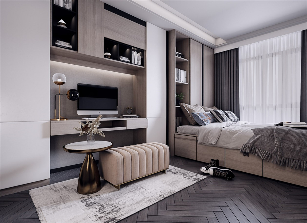 小戶型如何利用全屋定制擴(kuò)大空間?(圖4) 小戶型如何利用全屋定制擴(kuò)大空間?(圖4)