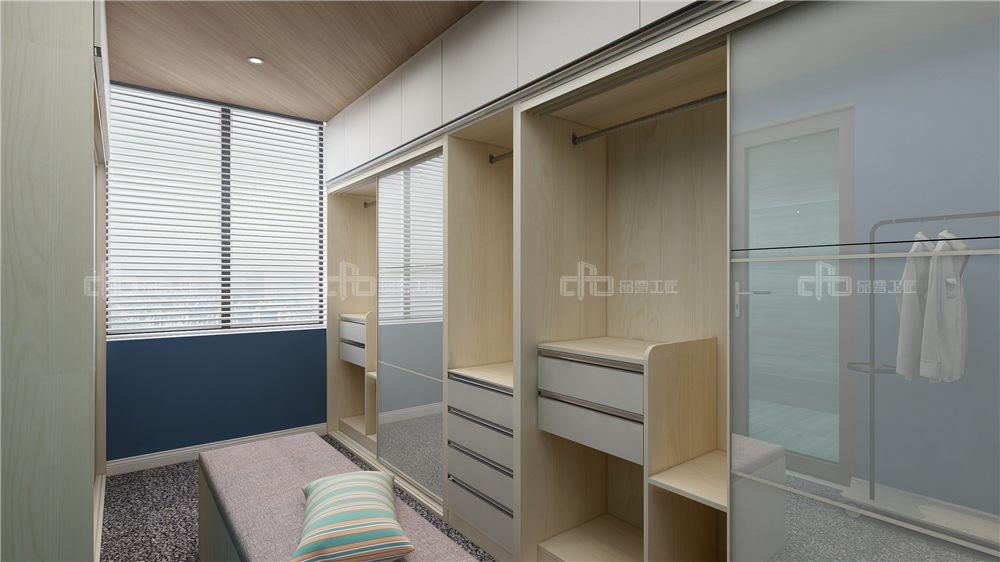 臥室衣柜由哪些結構組成的?(圖2) 臥室衣柜由哪些結構組成的?(圖2)