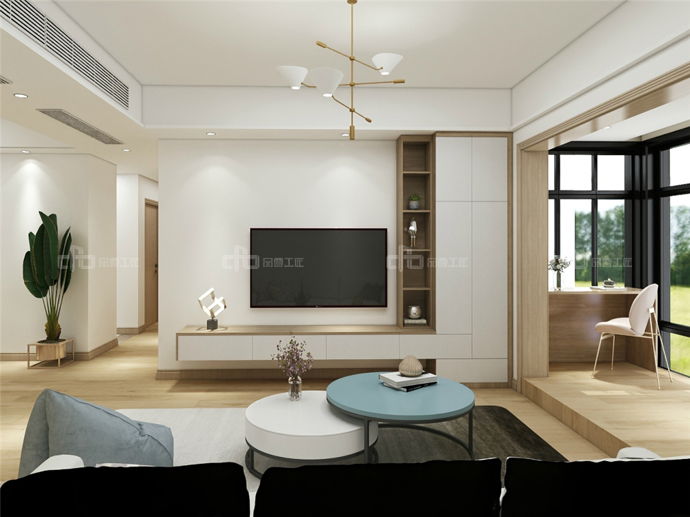 客廳電視柜定制怎么設(shè)計(jì)好，有哪些款式？(圖1)