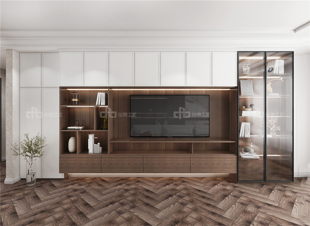 客廳電視柜定制怎么設(shè)計(jì)好，有哪些款式？(圖2)