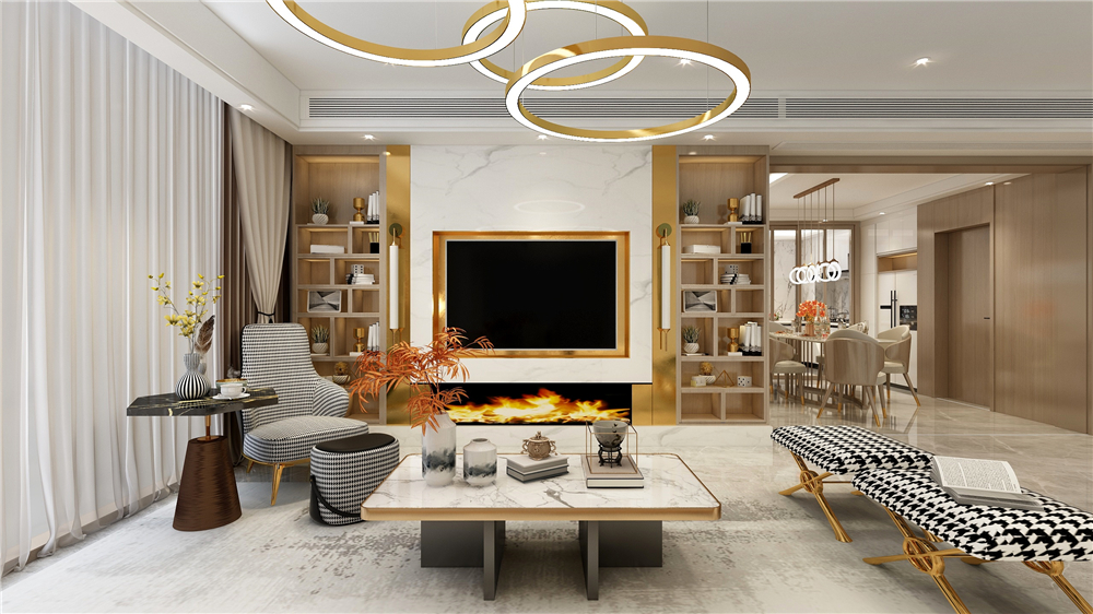 全屋定制怎么設計客餐廳的隔斷？(圖1)