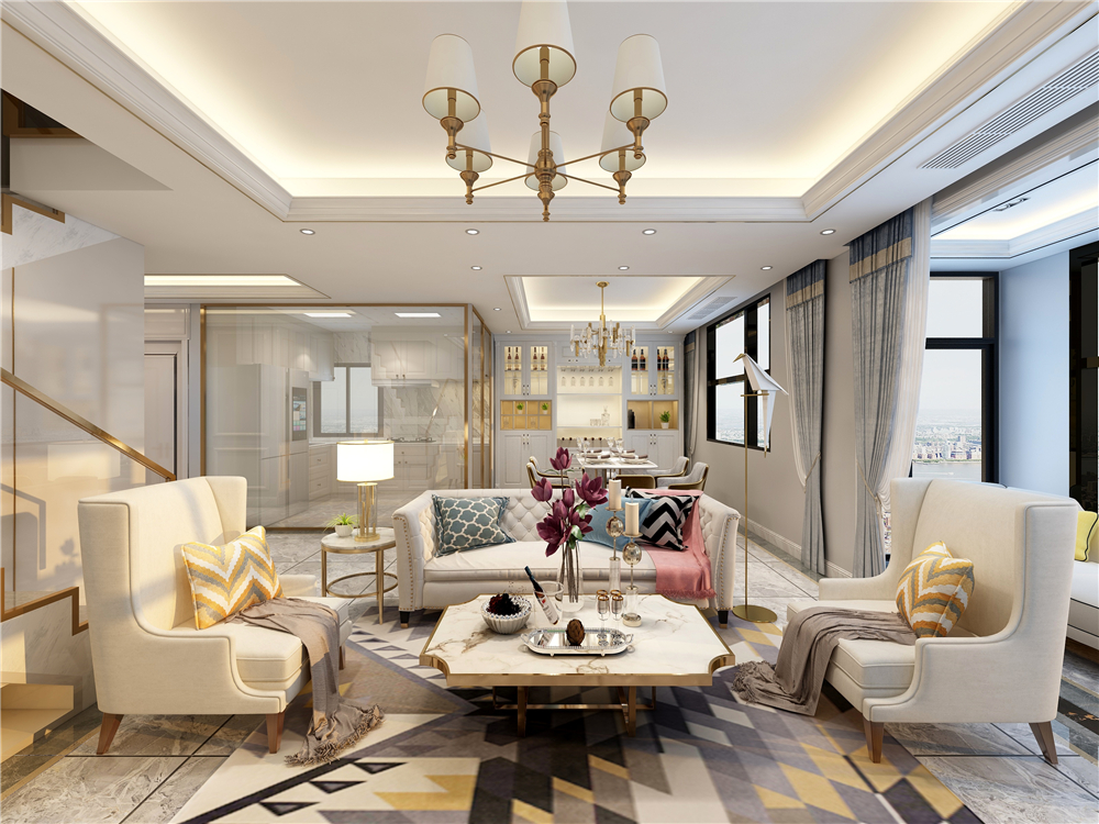 全屋定制怎么設計客餐廳的隔斷？(圖2)