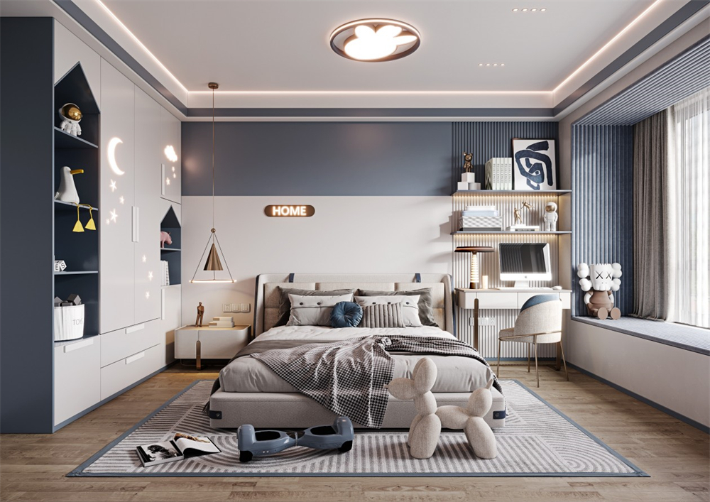 全屋設計兒童房定制要注意什么?(圖2) 全屋設計兒童房定制要注意什么?(圖2)