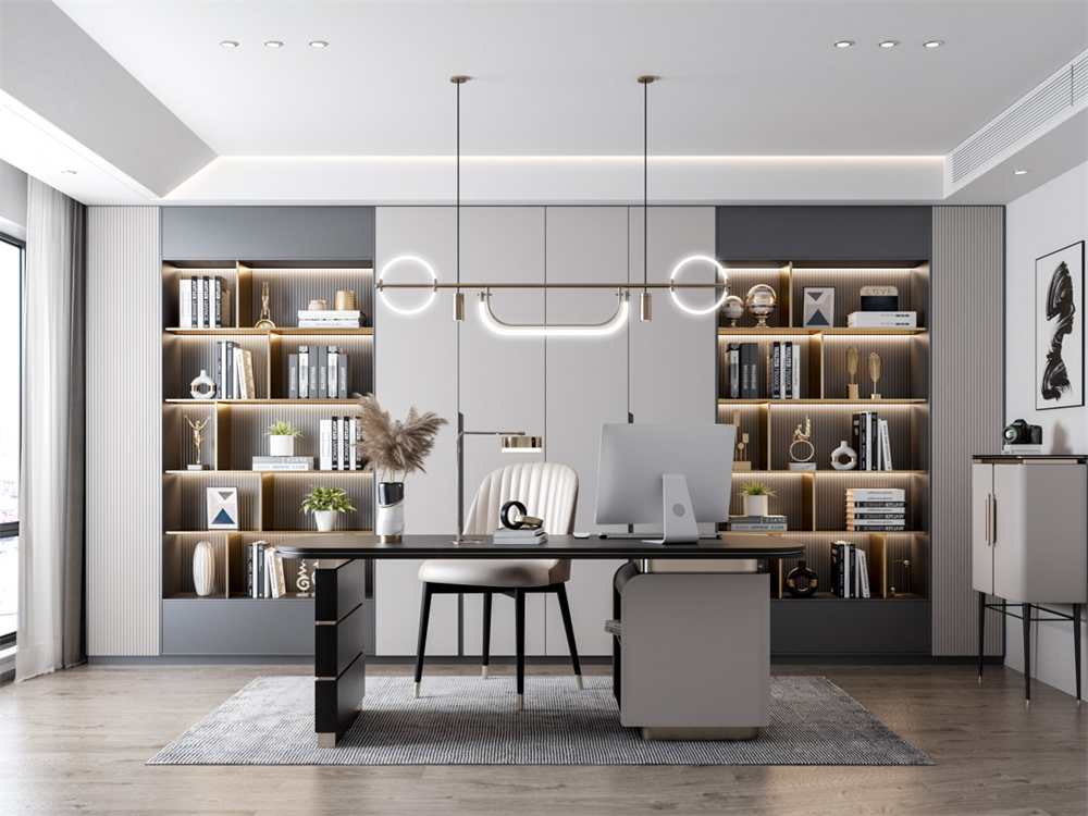 書房定制書柜設計要注意什么？(圖2)