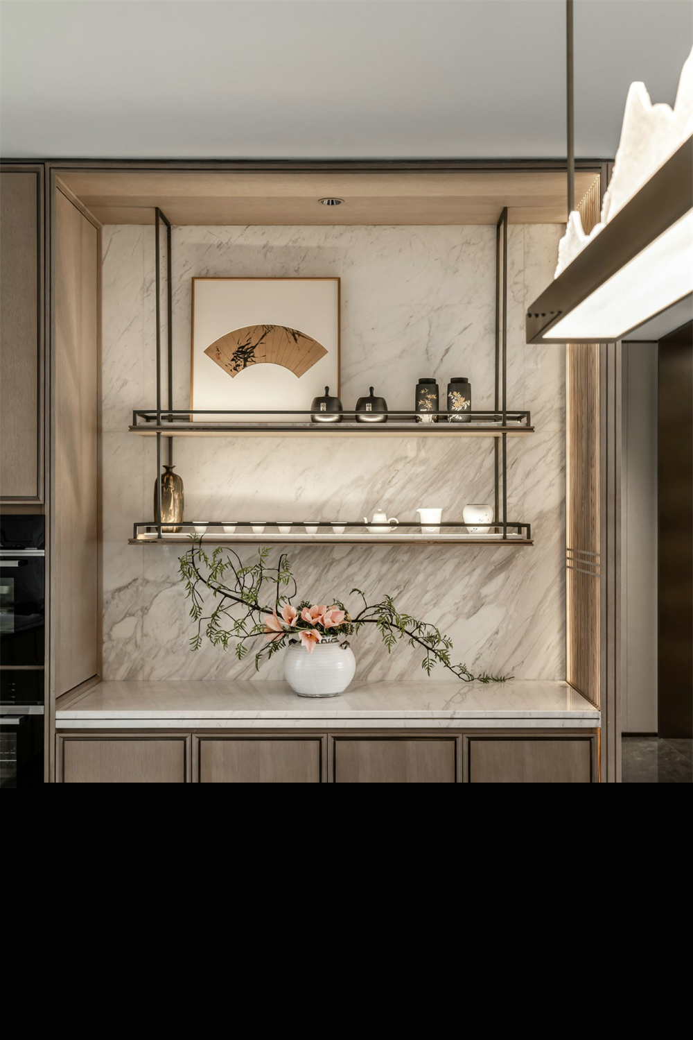 整木定制新中式風(fēng)格，125㎡樣板房賞析(圖15)