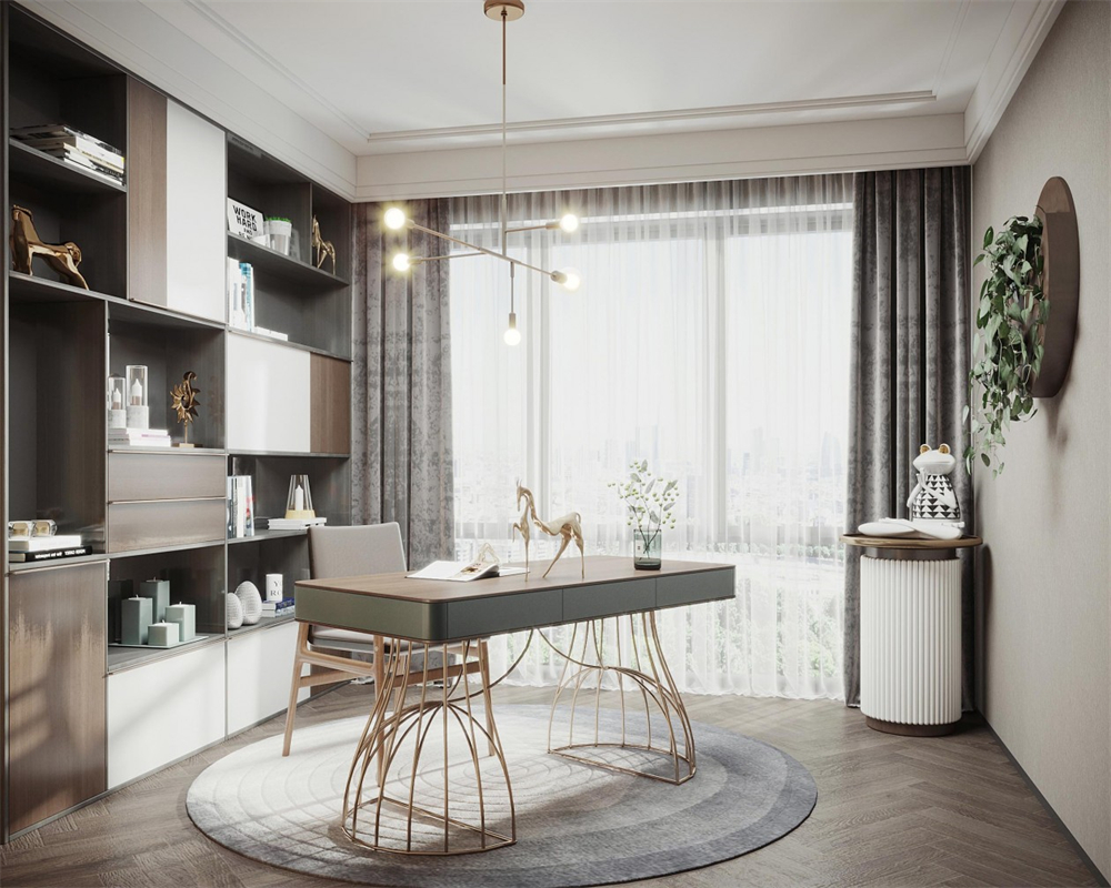 書房窗簾怎么搭配比較好看?(圖1) 1.jpg