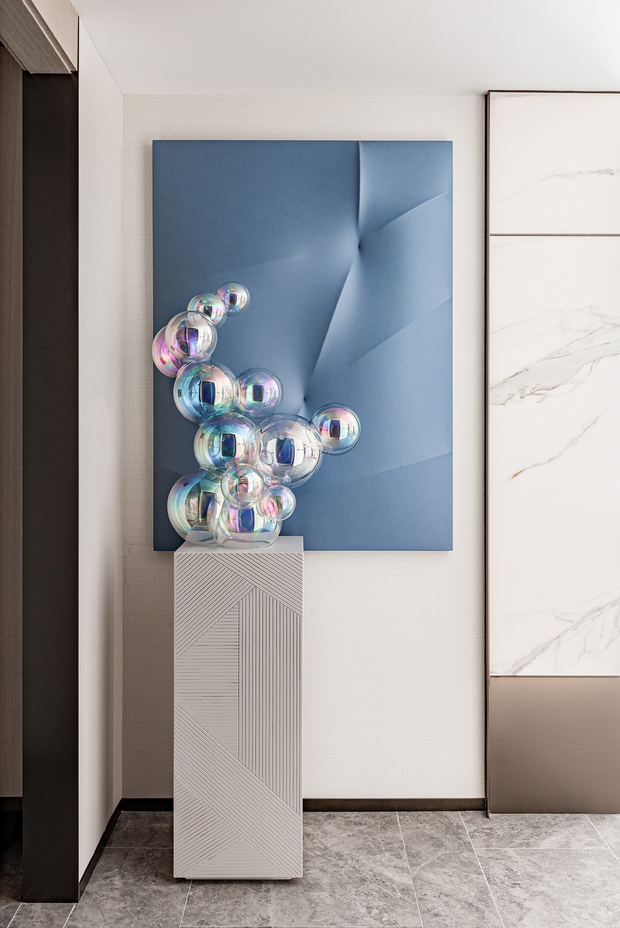 158㎡現代極簡風格設計,整木定制新悅章(圖1) 1.jpg