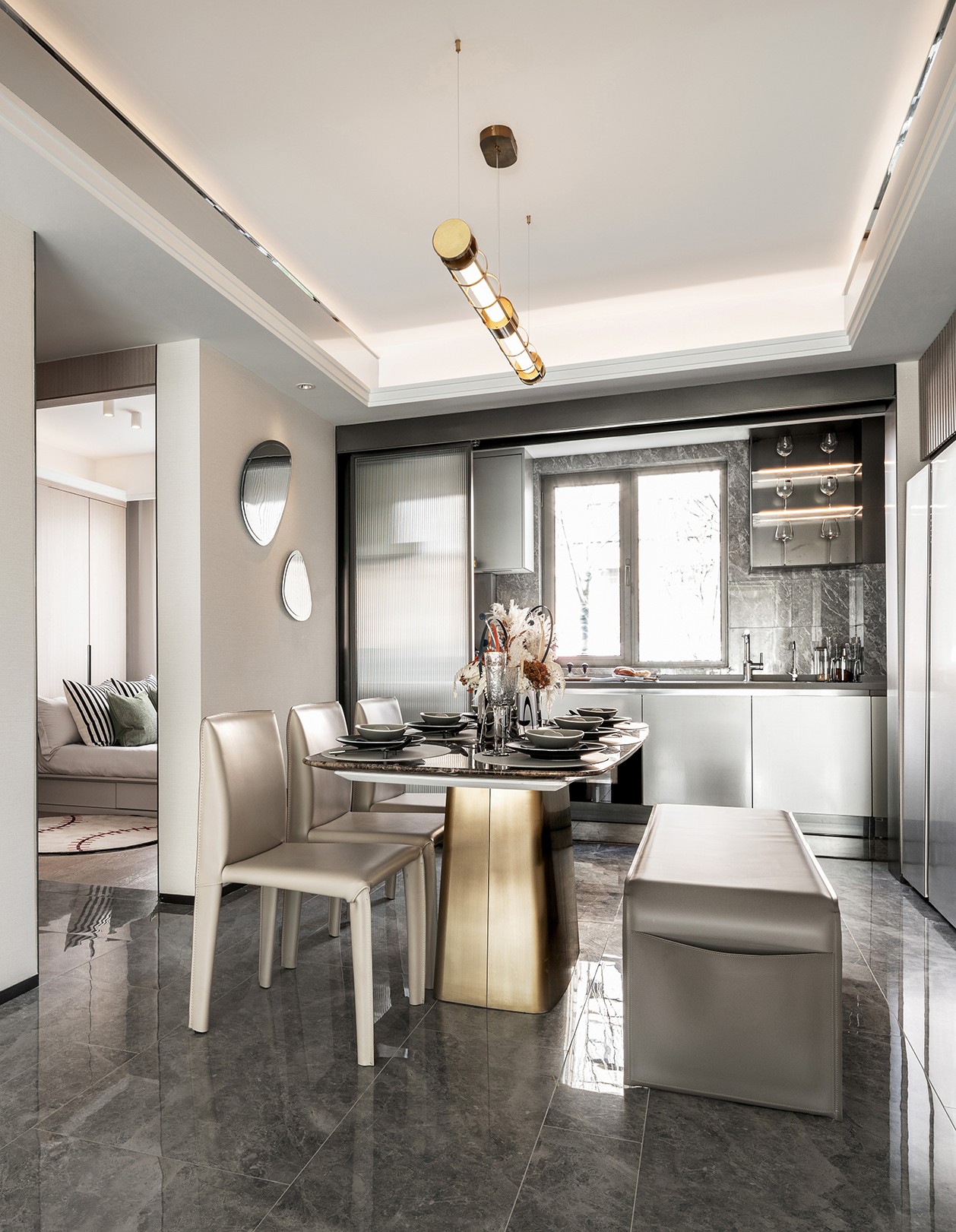 158㎡現代極簡風格設計,整木定制新悅章(圖9) 9.jpg