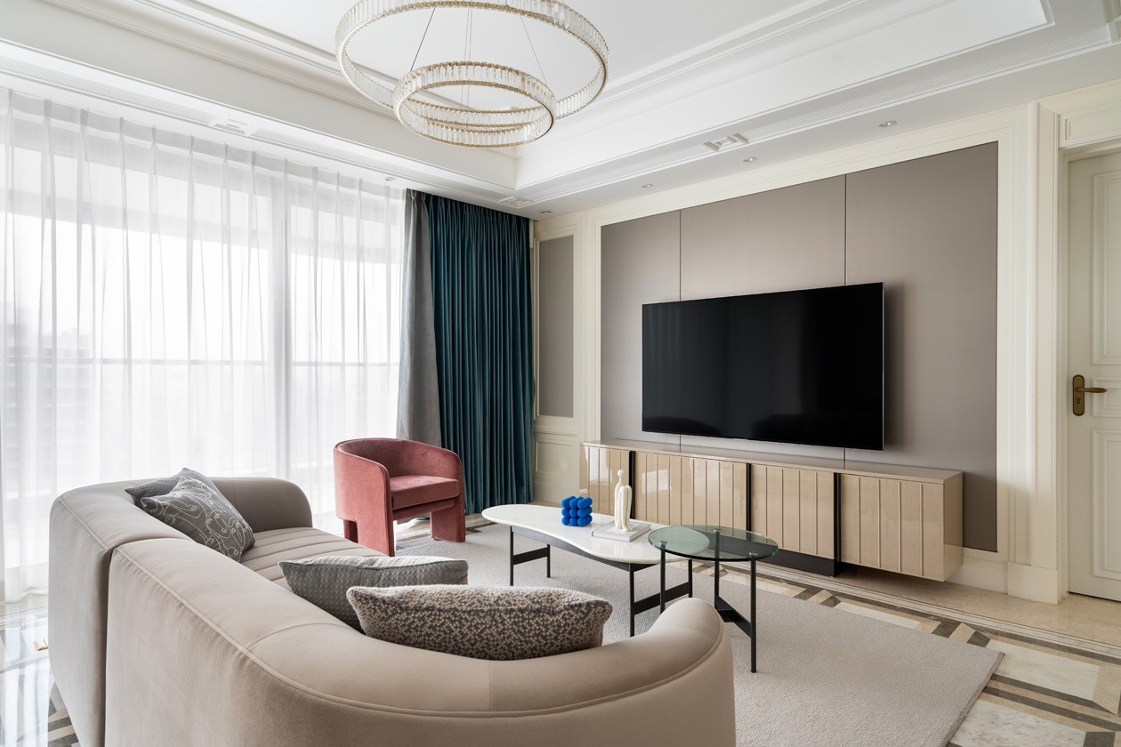 148㎡簡歐輕奢案例設計,舒適浪漫整木定制(圖4) 4.jpg