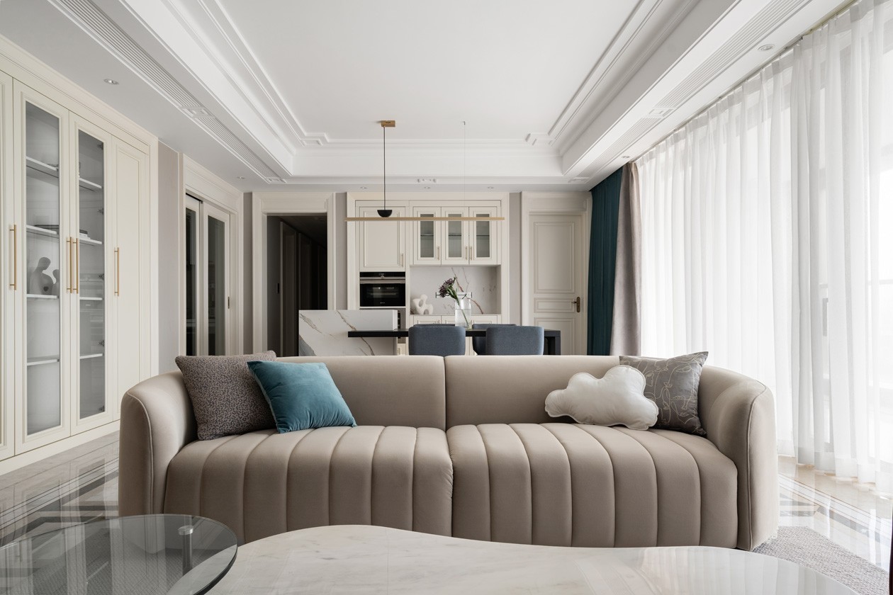 148㎡簡歐輕奢案例設計,舒適浪漫整木定制(圖2) 2.jpg