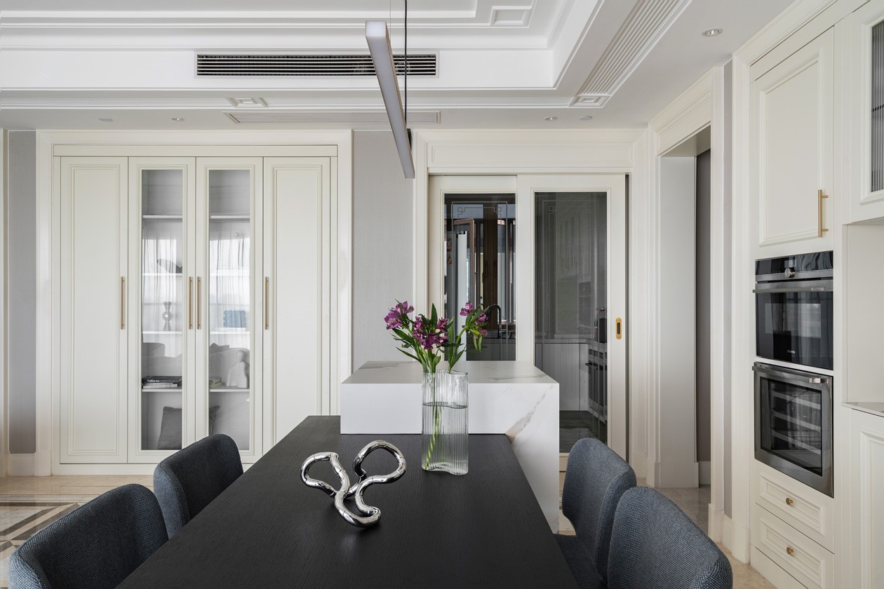 148㎡簡歐輕奢案例設計,舒適浪漫整木定制(圖7) 7.jpg