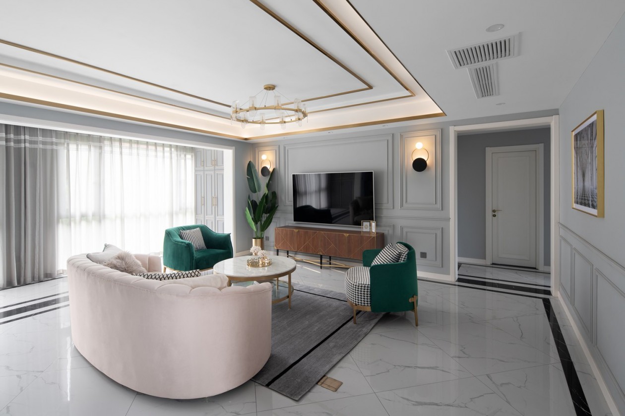 152㎡整木定制家居,歐式輕奢風格案例(圖4) 4.jpg