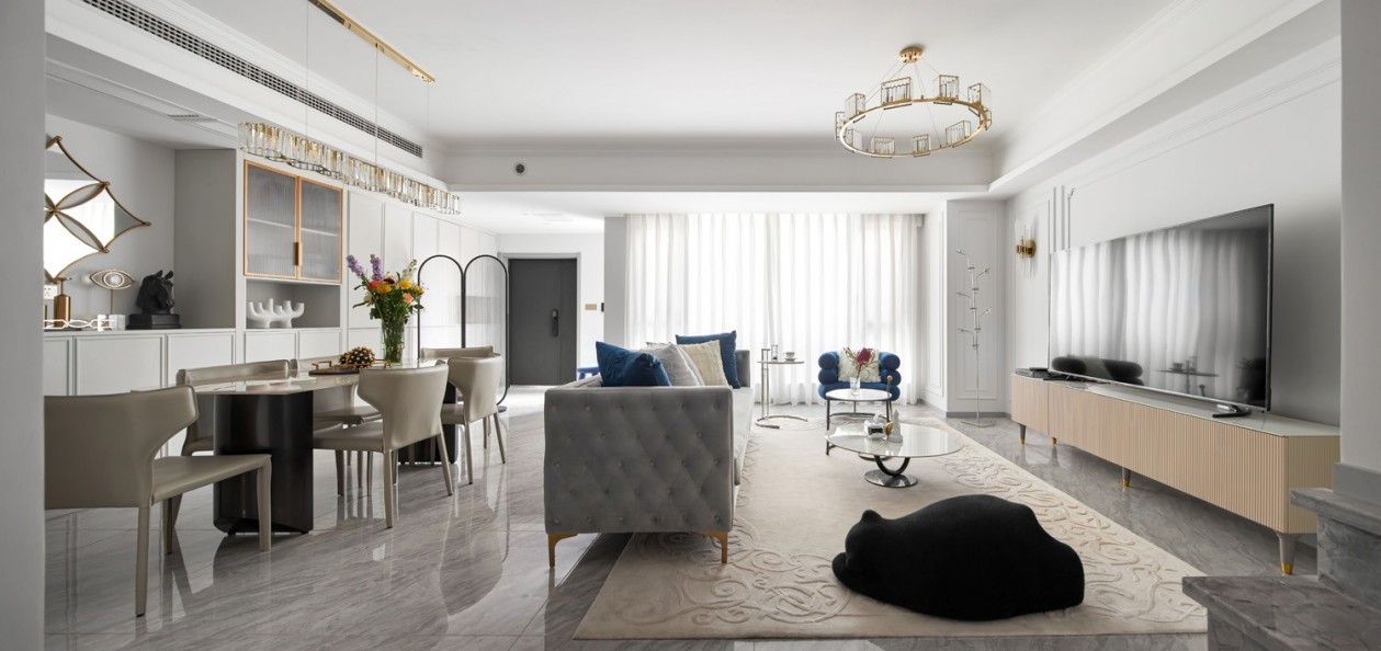 140㎡美式輕奢高級風,享受宅家慢生活!(圖1) 1.jpg