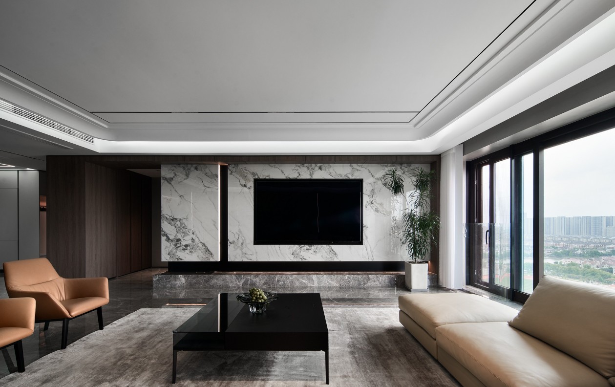 340㎡大平層整木定制,現(xiàn)代極簡(jiǎn)風(fēng)格設(shè)計(jì)(圖5) 5.jpg