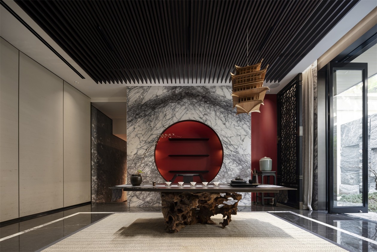 1200㎡整木定制新中式別墅,設計夢回大唐(圖11) 12.jpg