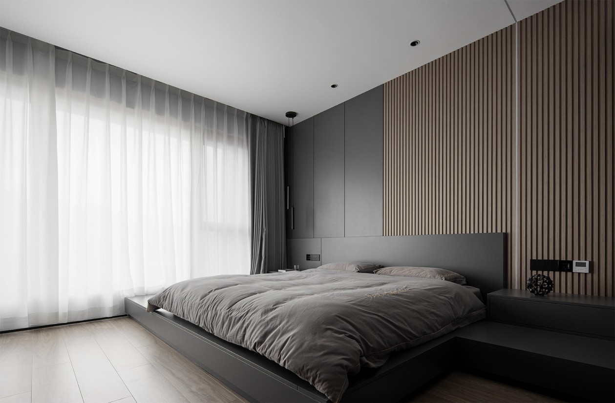 138㎡整木定制復式,現代極簡輕奢高級灰(圖11) 11.jpg