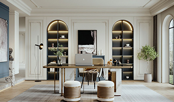 現在書房流行什么設計風格？