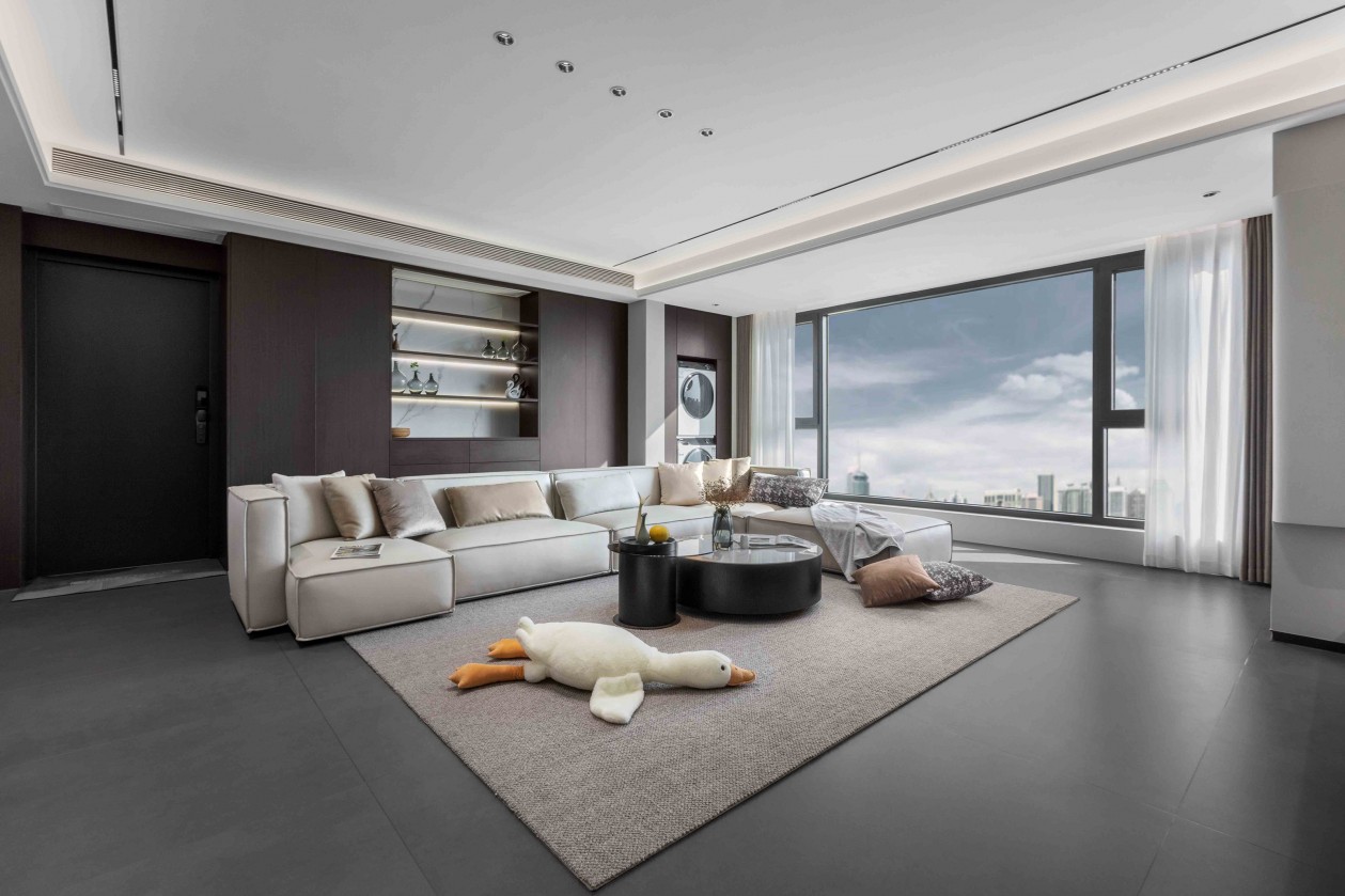 全屋整木定制設計,實拍現代簡約風格裝修(圖2) 2.jpg