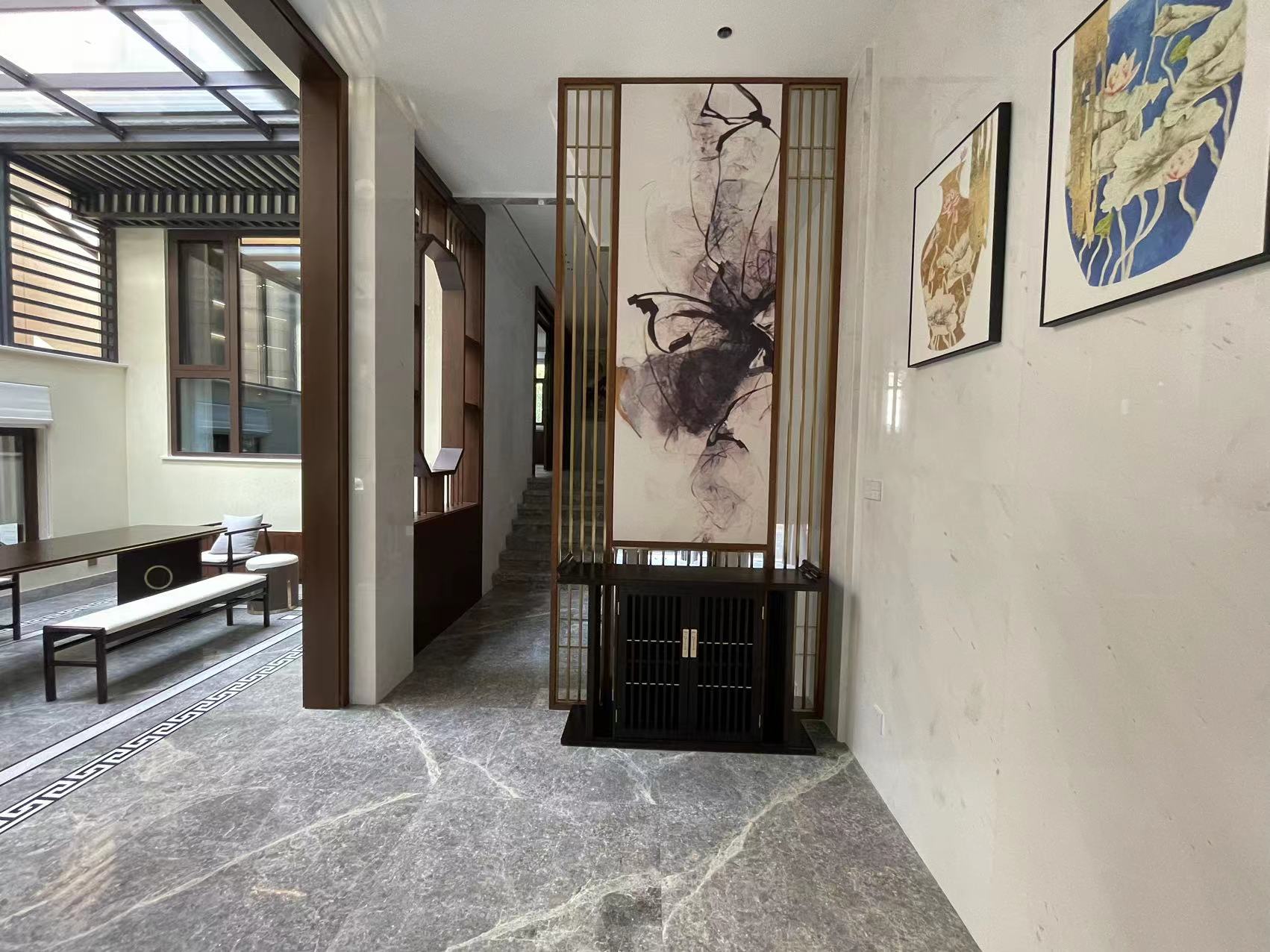 500㎡整木定制別墅,實拍新中式風格裝修(圖6) 6.jpg