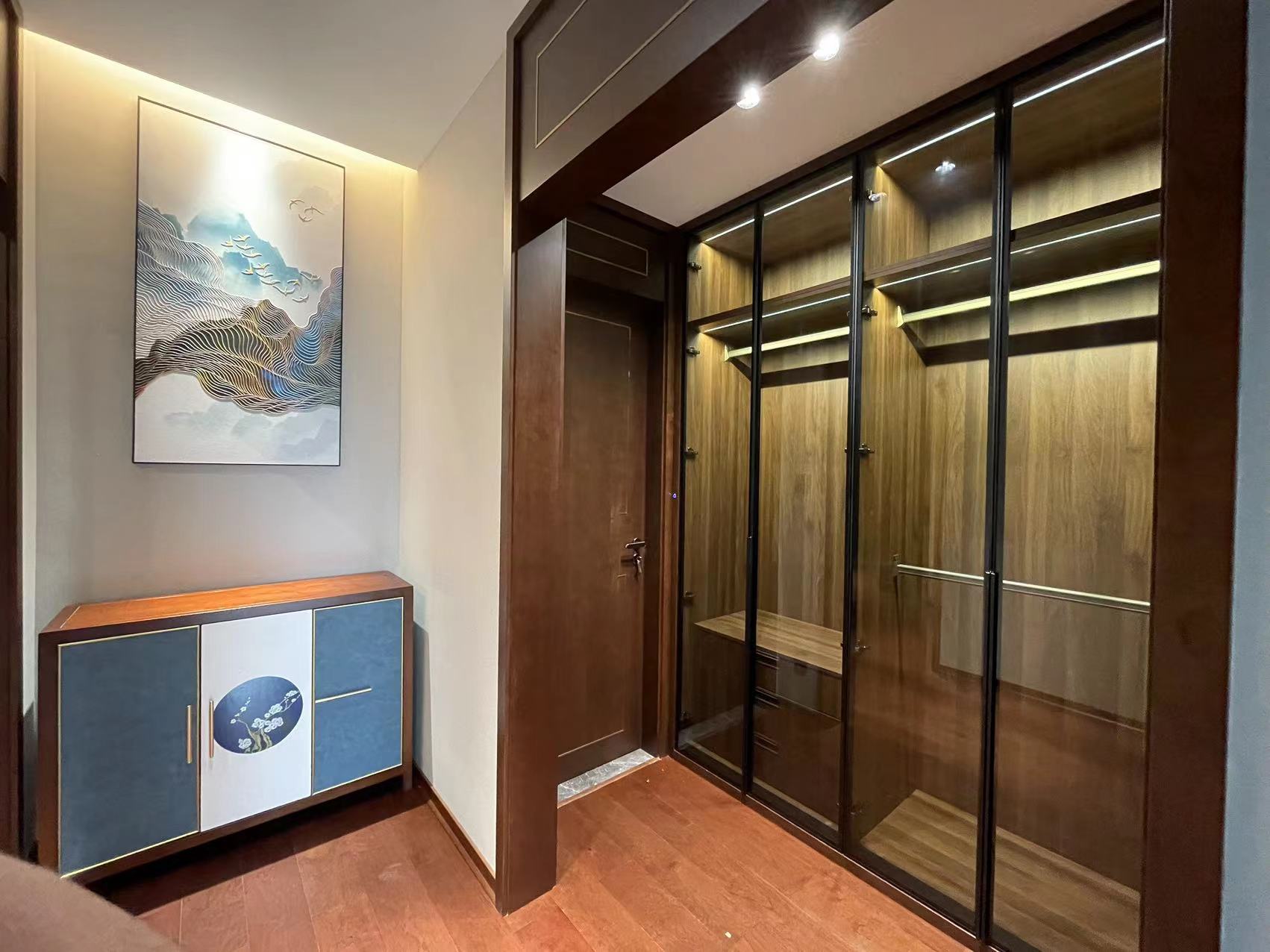 500㎡整木定制別墅,實拍新中式風格裝修(圖20) 21.jpg