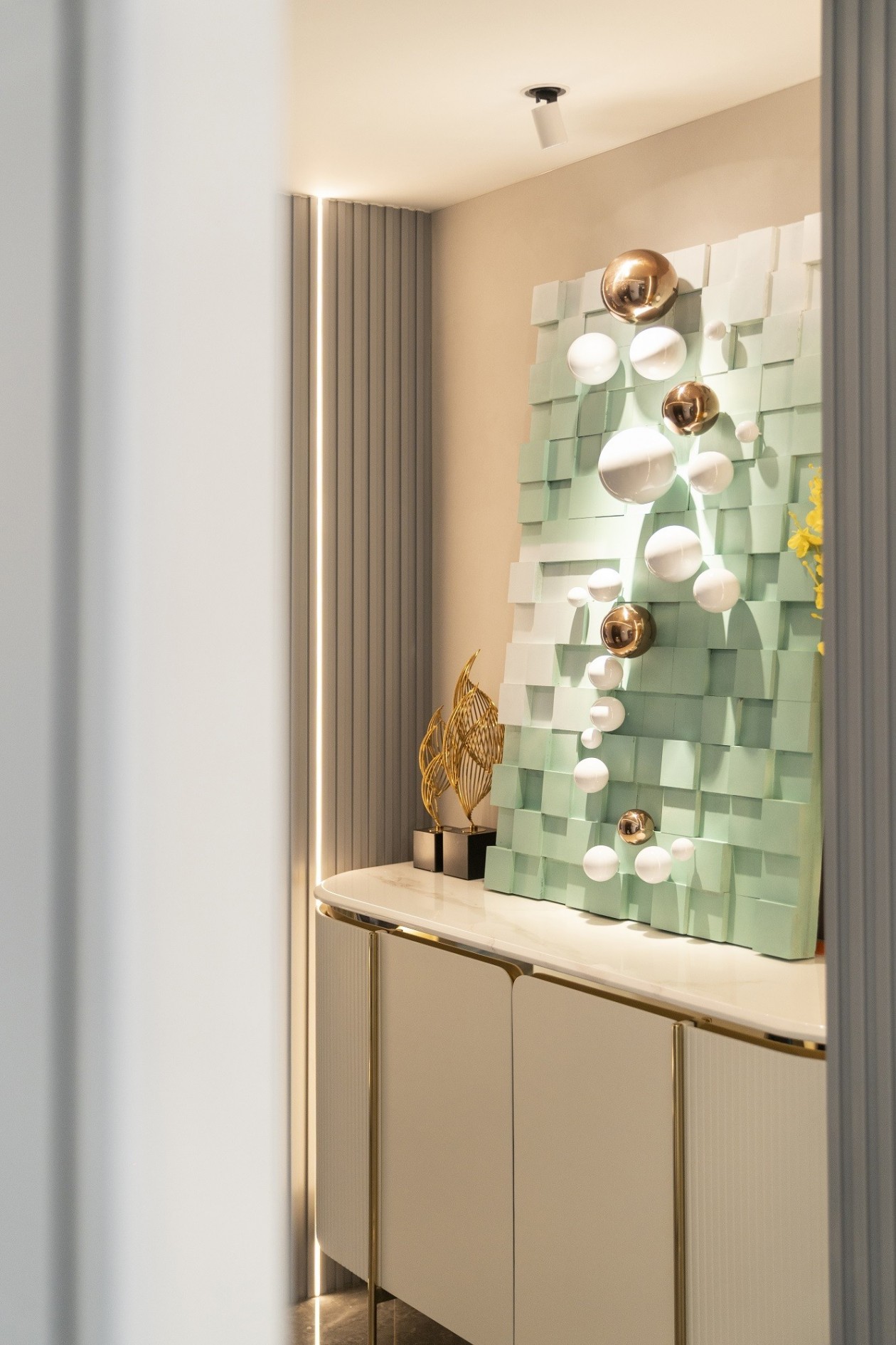 238㎡現代輕奢大平層,整木定制四居室案例(圖3) 3.jpg