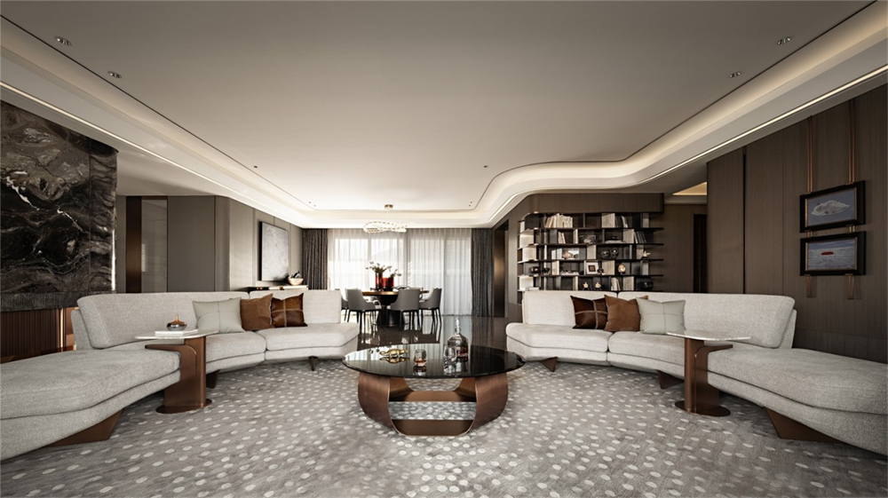 235㎡整木定制大平層,現(xiàn)代意式輕奢風(fēng)格(圖4) 4.jpg