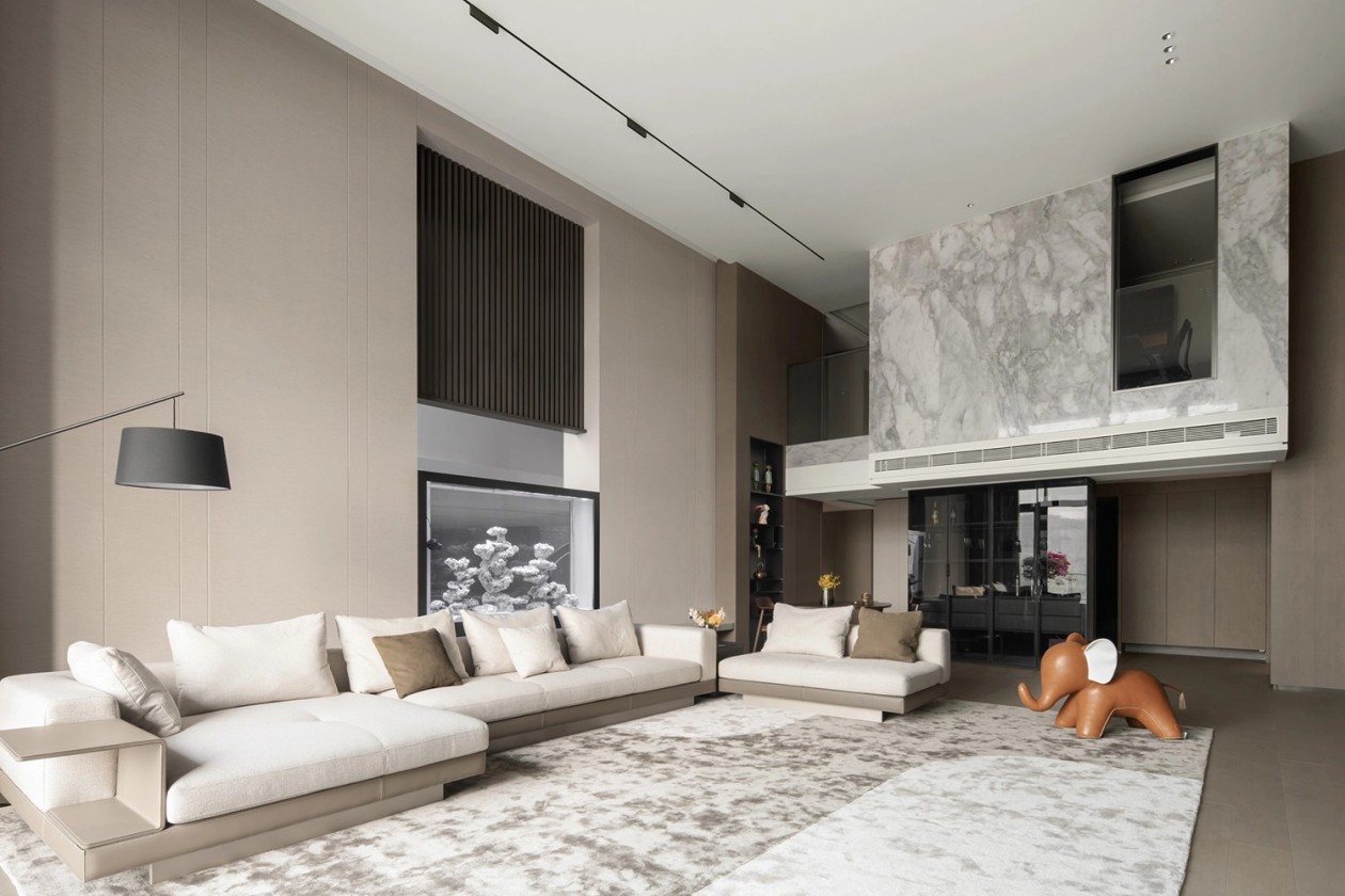 530㎡現(xiàn)代極簡豪宅,天然木皮定制別墅(圖2) 2.jpg