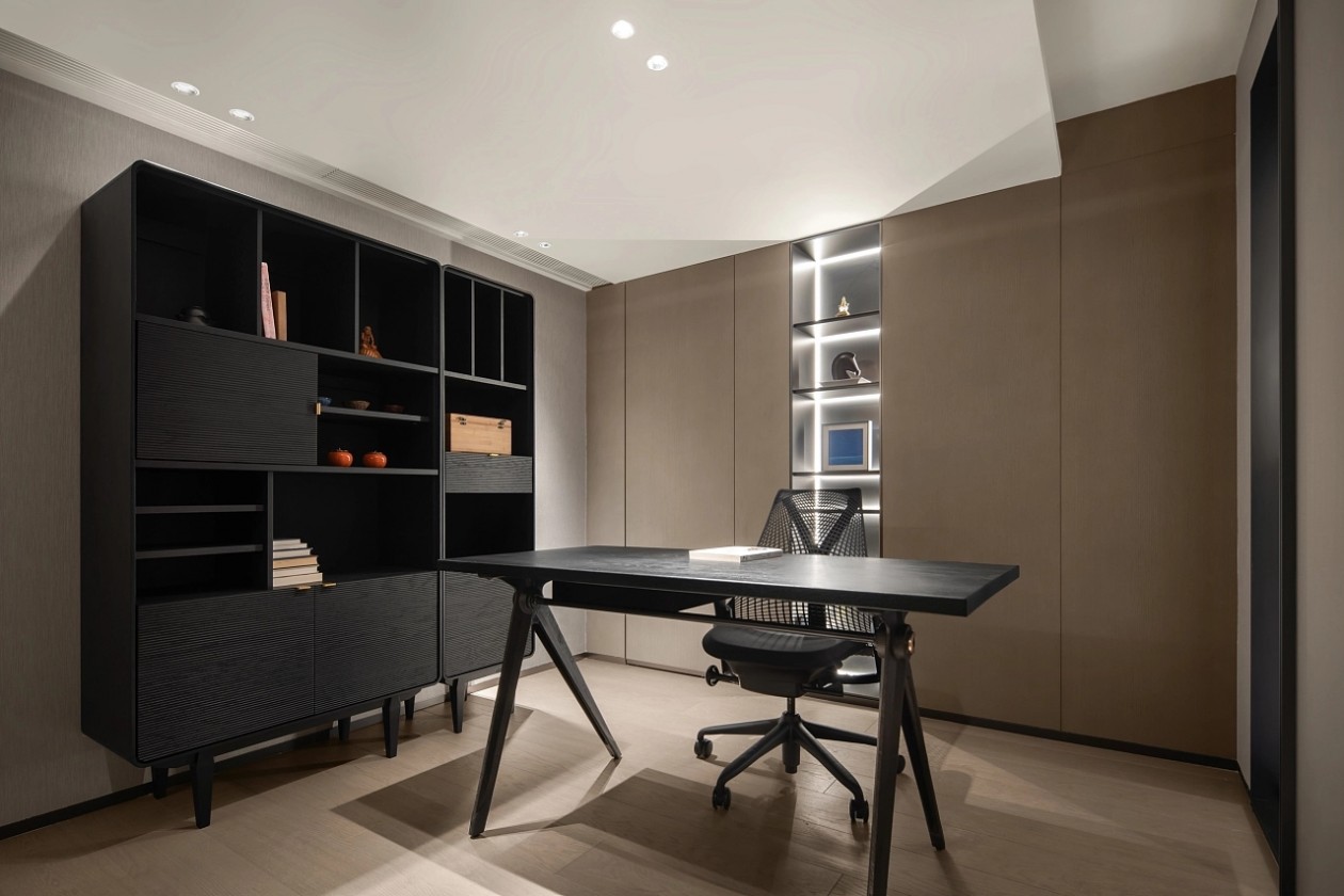 530㎡現(xiàn)代極簡豪宅,天然木皮定制別墅(圖10) 10.jpg