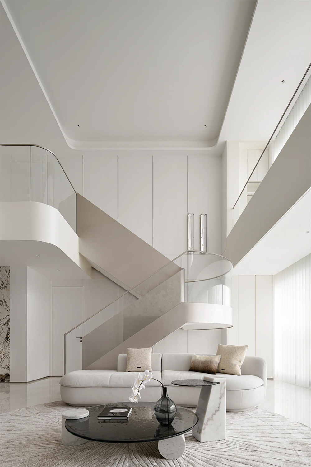 350㎡現代簡約風格,頂層復式住宅裝修設計(圖2) 2.jpg