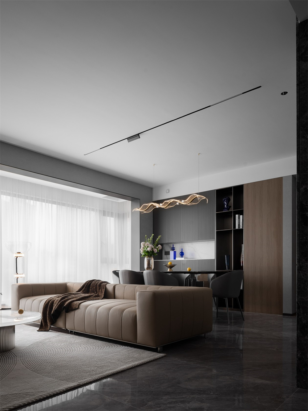 128㎡意式極簡,精致優雅的視覺盛宴(圖1) 1.jpg