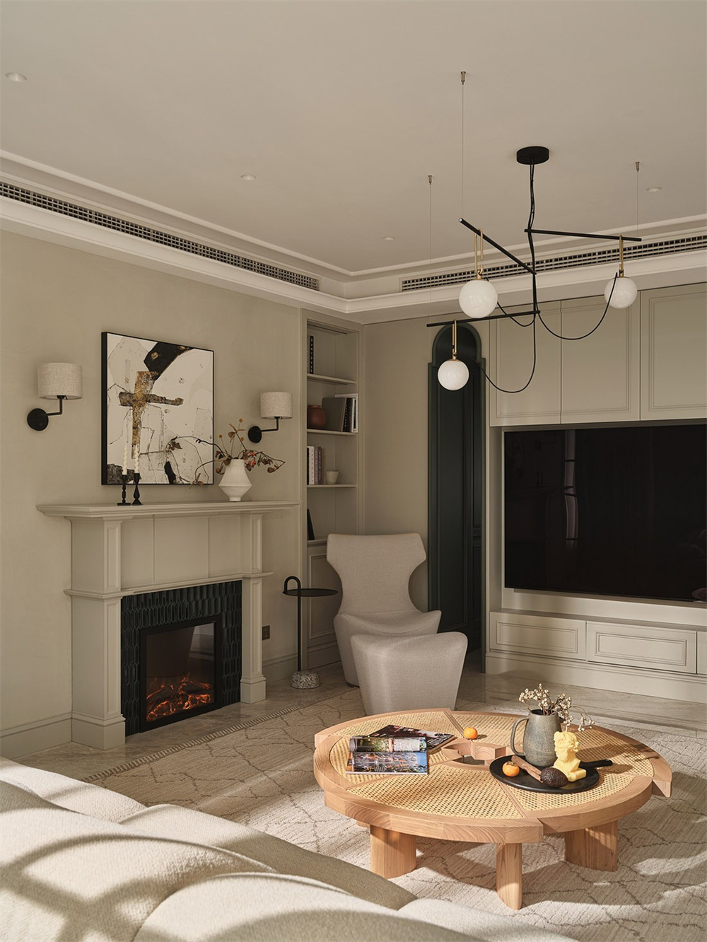 237㎡法式大平層,整木定制效果圖案例(圖8) 8.jpg