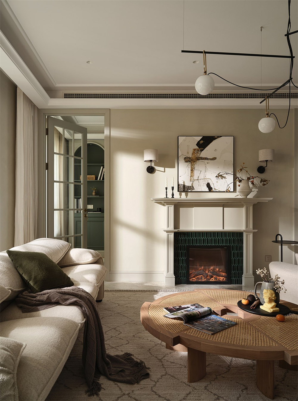 237㎡法式大平層,整木定制效果圖案例(圖12) 12.jpg