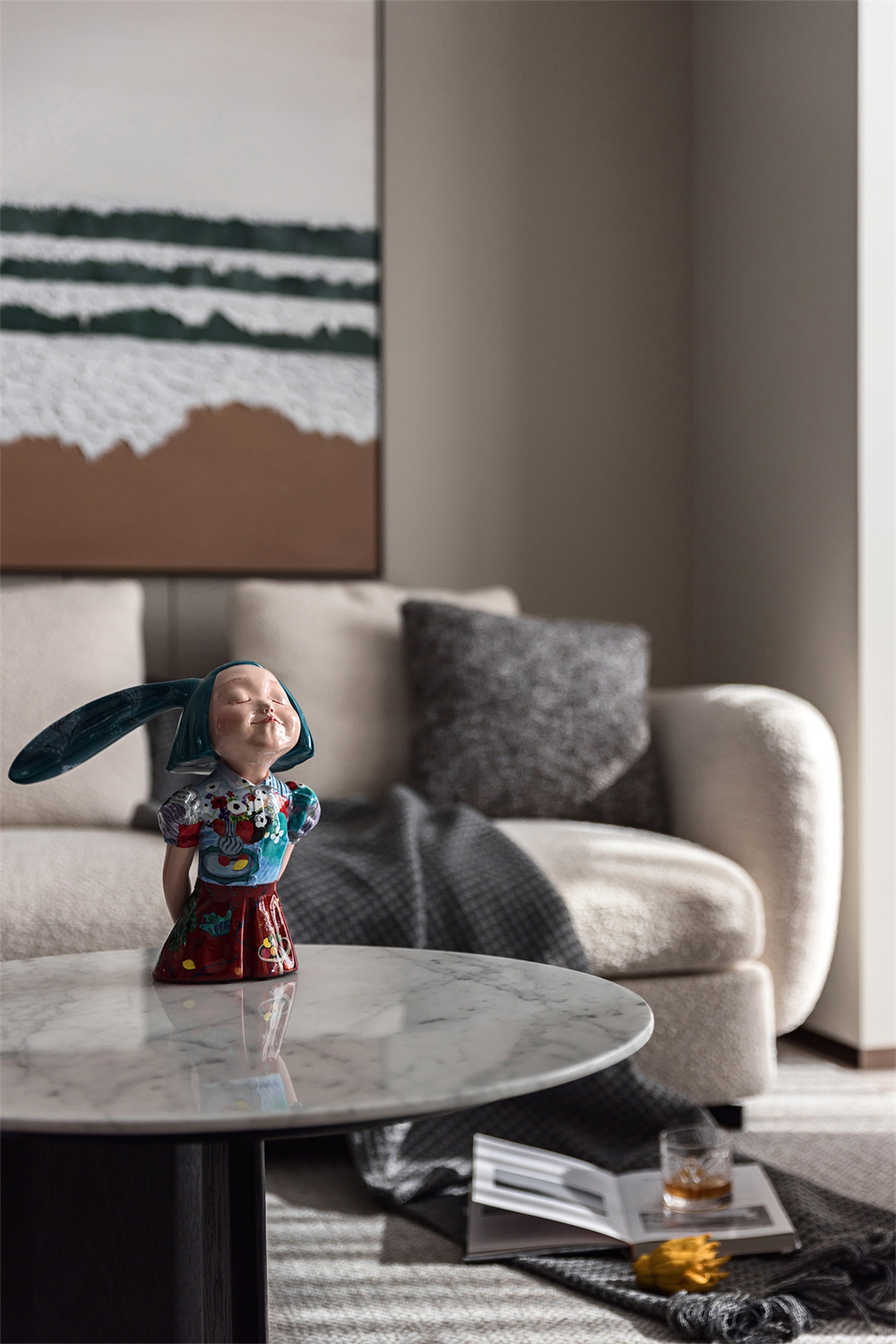 180㎡現(xiàn)代極簡復(fù)式,生活中的藝術(shù)感(圖2) 2.jpg