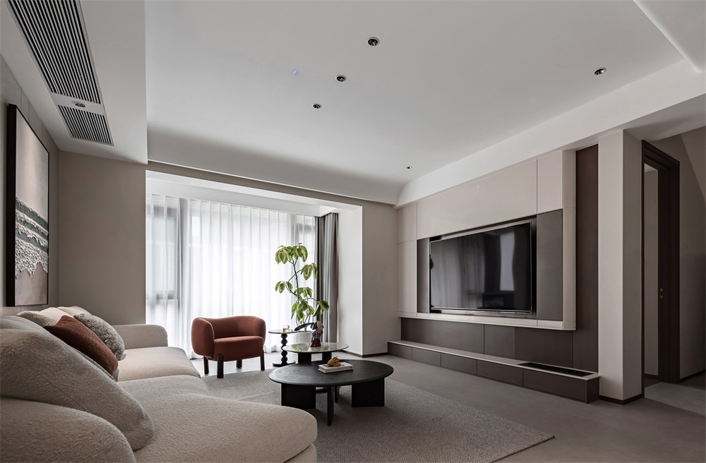 180㎡現(xiàn)代極簡復(fù)式,生活中的藝術(shù)感(圖5) 5.jpg