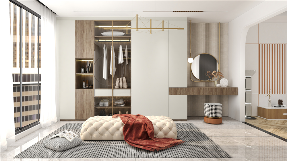 整體衣帽間要不要裝上房門?(圖2) 整體衣帽間要不要裝上房門?(圖2)