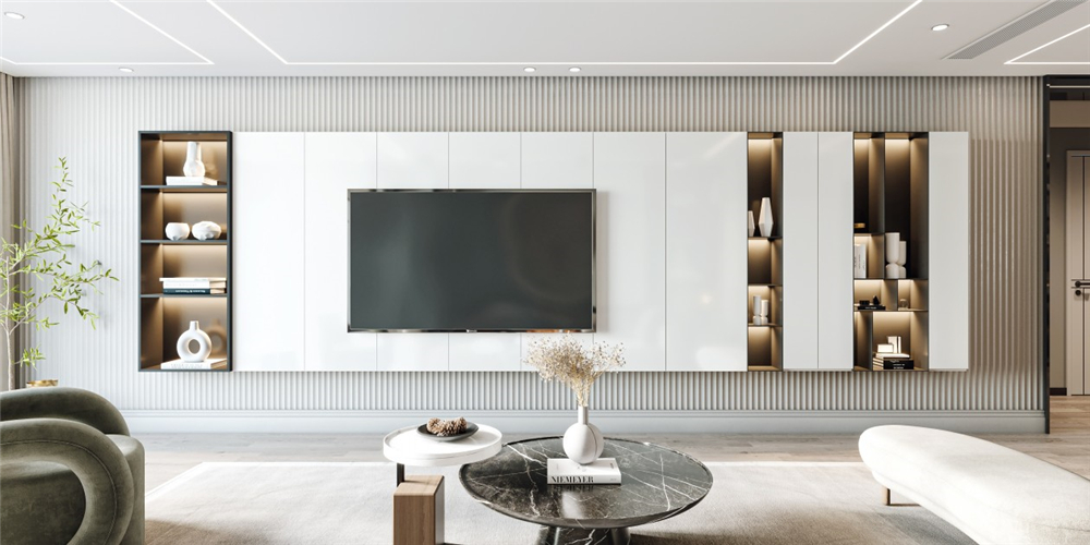 客廳電視機高度在多少左右?(圖3) 客廳電視機高度在多少左右?(圖3)