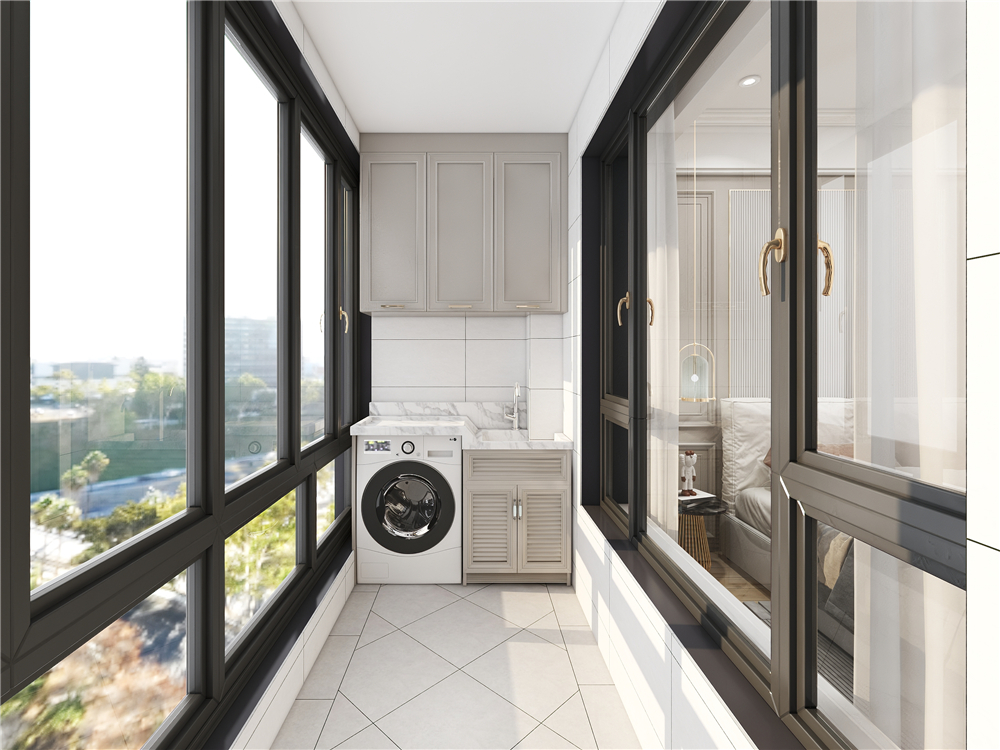 陽臺設計陽臺柜要有哪些功能?(圖3) 陽臺設計陽臺柜要有哪些功能?(圖3)