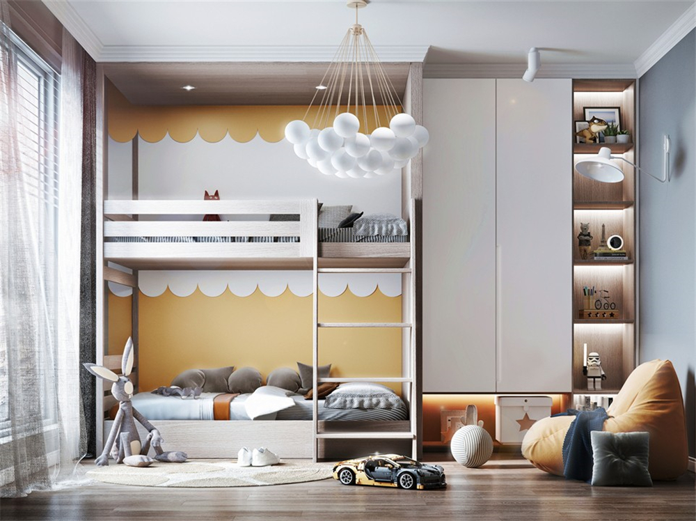 兒童房設計選擇全屋定制怎么樣?(圖2) 整木定制,全屋定制,定制家居