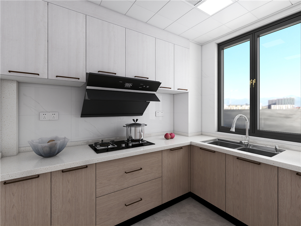 定制櫥柜是做白色好看還是木色的？(圖3)