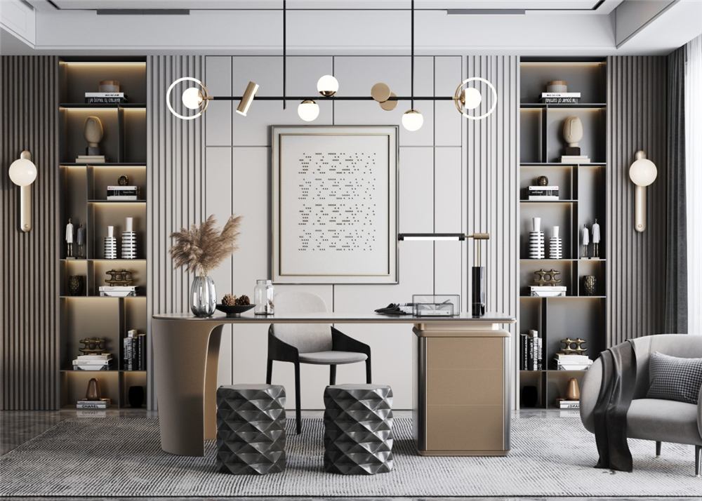 全屋定制書房裝修要注意什么?(圖2) 全屋定制書房裝修要注意什么?(圖2)