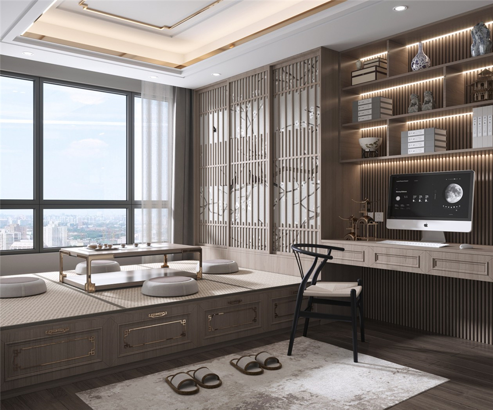 全屋定制書房裝修要注意什么?(圖4) 全屋定制書房裝修要注意什么?(圖4)